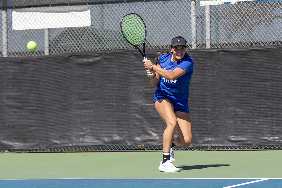 Collin College Women's Tennis plays at the Plano Campus. 